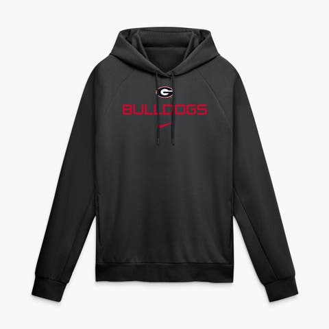 Men's Nike Black Georgia Bulldogs Premium Performance Raglan Dri-FIT Hoodie