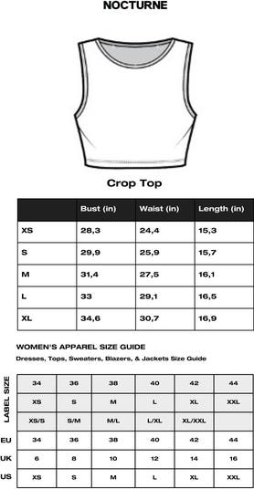 Nocturne Ribbed Crop Top | Nordstrom