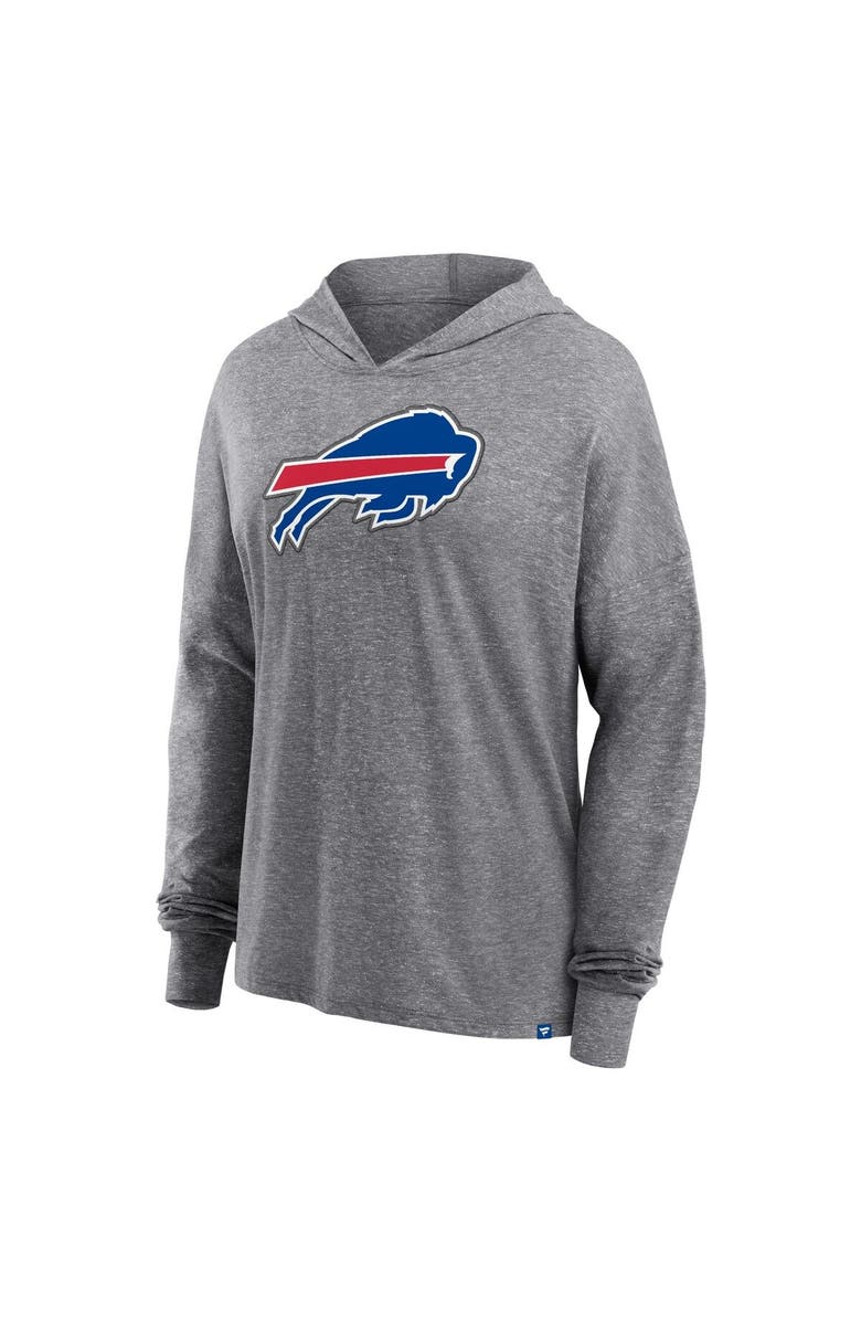 FANATICS Women's Fanatics Branded Heather Gray Buffalo Bills Cozy Primary Pullover Hoodie, Alternate, color, 