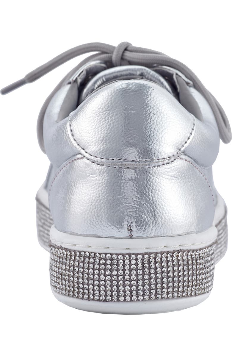 LADY COUTURE Legend Rhinestone Sneaker, Alternate, color, Silver