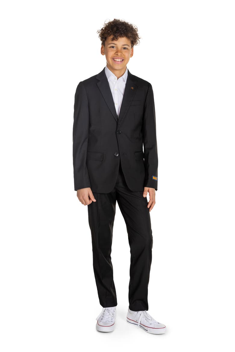 Kids' Two-Piece Suit, Main, color, BLACK