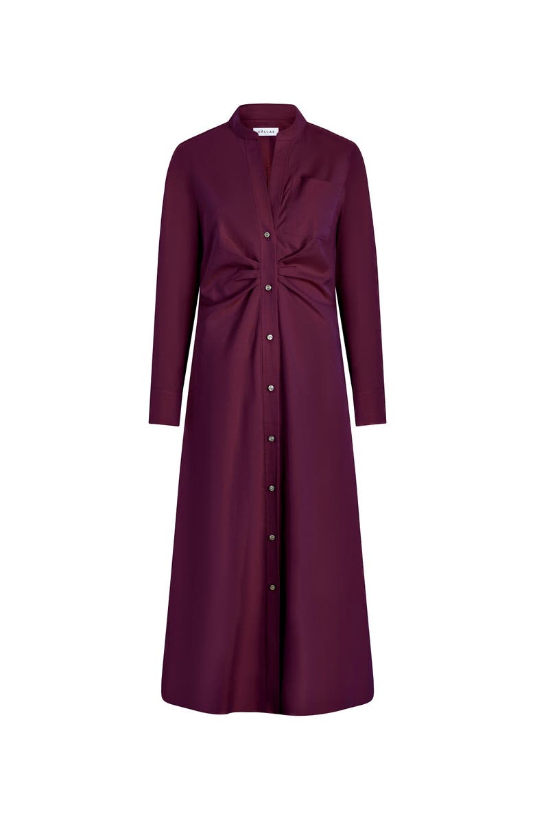Callas Milano GENNY Longsleeve Shirtdress, Main, color, Violet