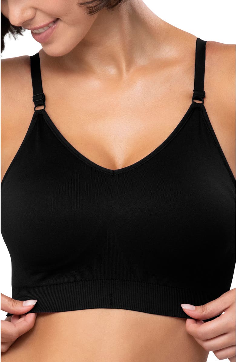 Underoutfit Full Coverage Comfort Bra, Alternate, color, Black