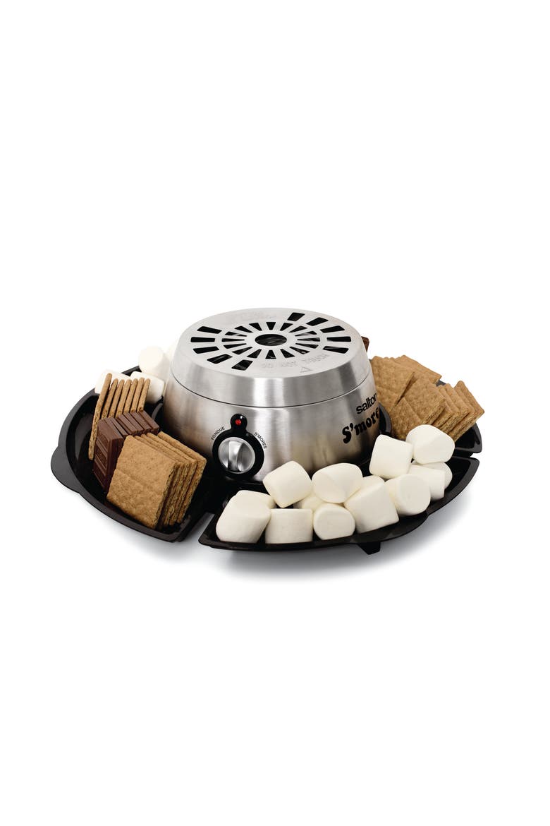 S'mores & Fondue Maker, Main, color, Black