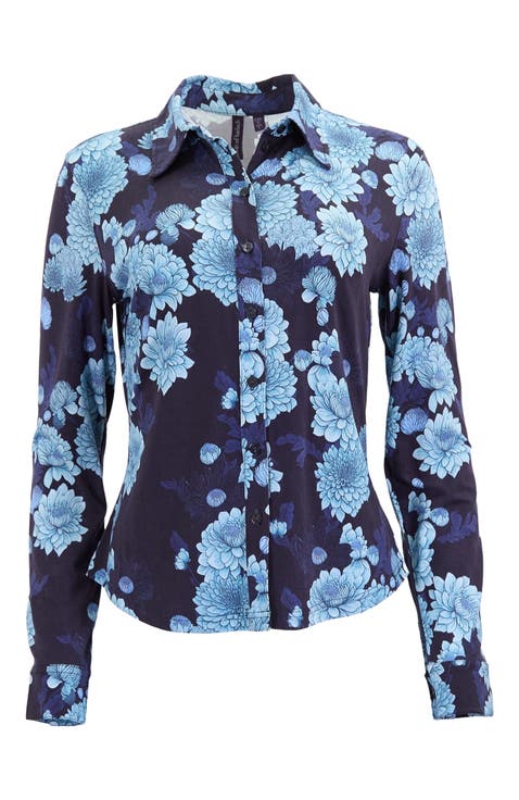 Stephanie Stretch Knit Shirt