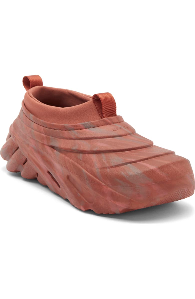 CROCS Echo Storm Marble Sandal, Main, color, Rust