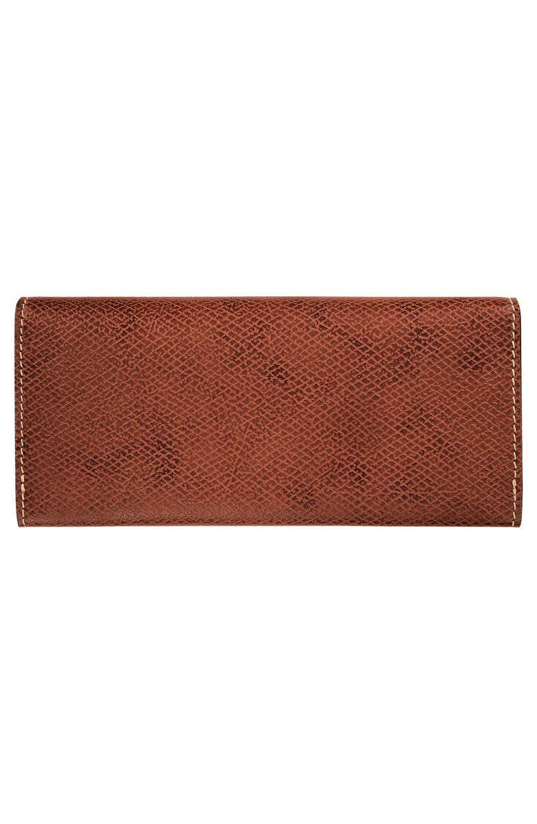 Longchamp Épure Continental Leather Wallet, Alternate, color, Brown