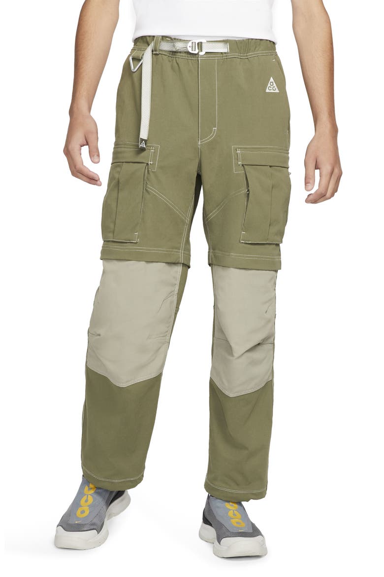 ACG Smith Summit Convertible Cargo Pants, Main, color, MEDIUM OLIVE/ ARMY/ WHITE