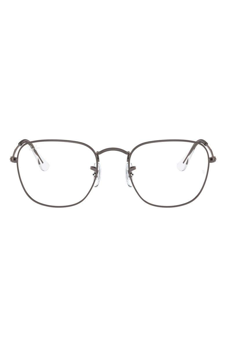 Ray-Ban 51mm Optical Glasses, Main, color, Gunmetal