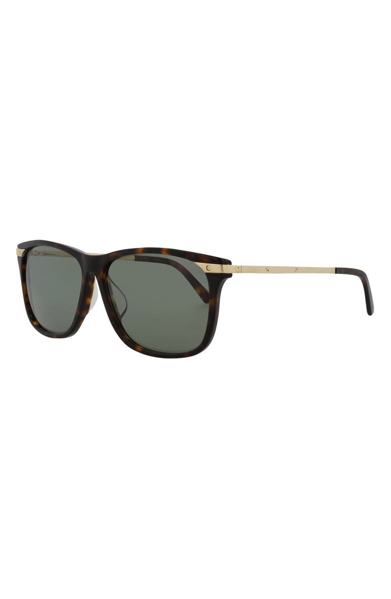 Cartier 59mm Square Sunglasses, Alternate, color,