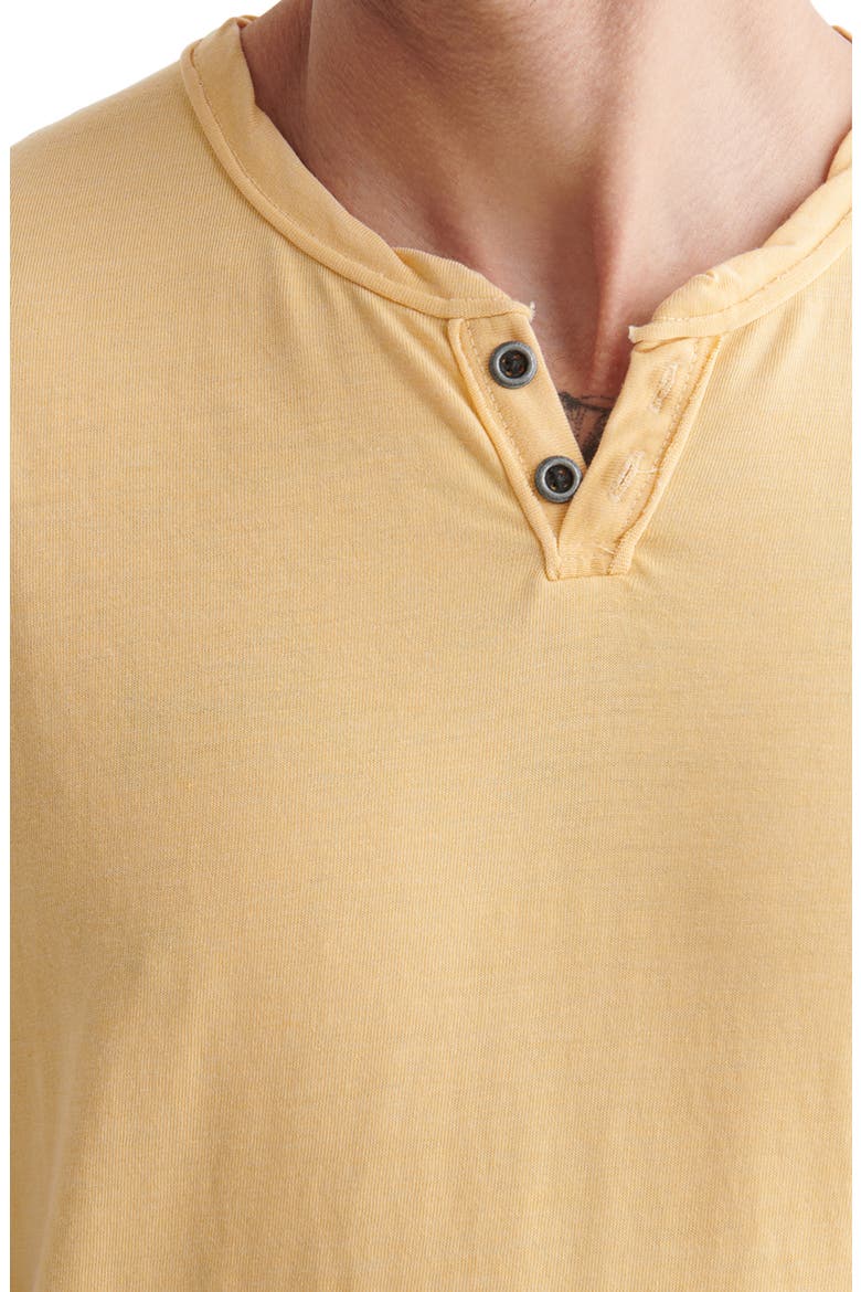 Button Notch Neck T-Shirt, Alternate, color, JOJOBA