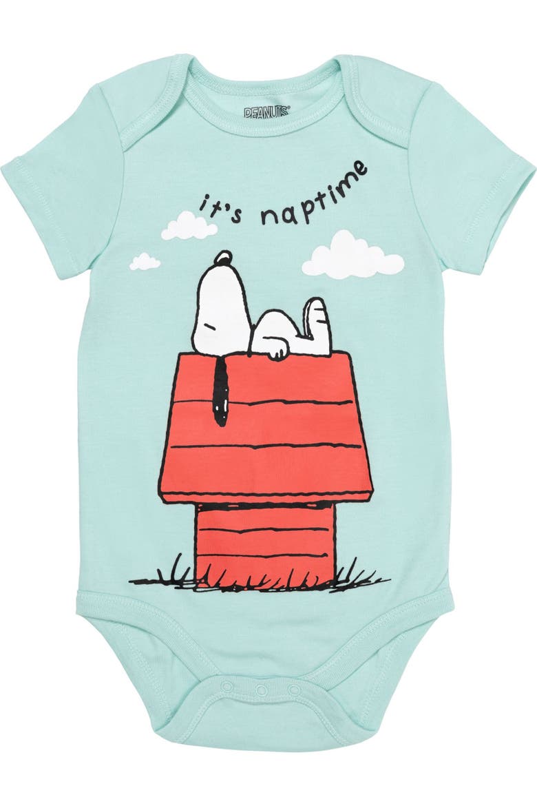 5-Pack Bodysuits, Alternate, color, Peanuts Assorted