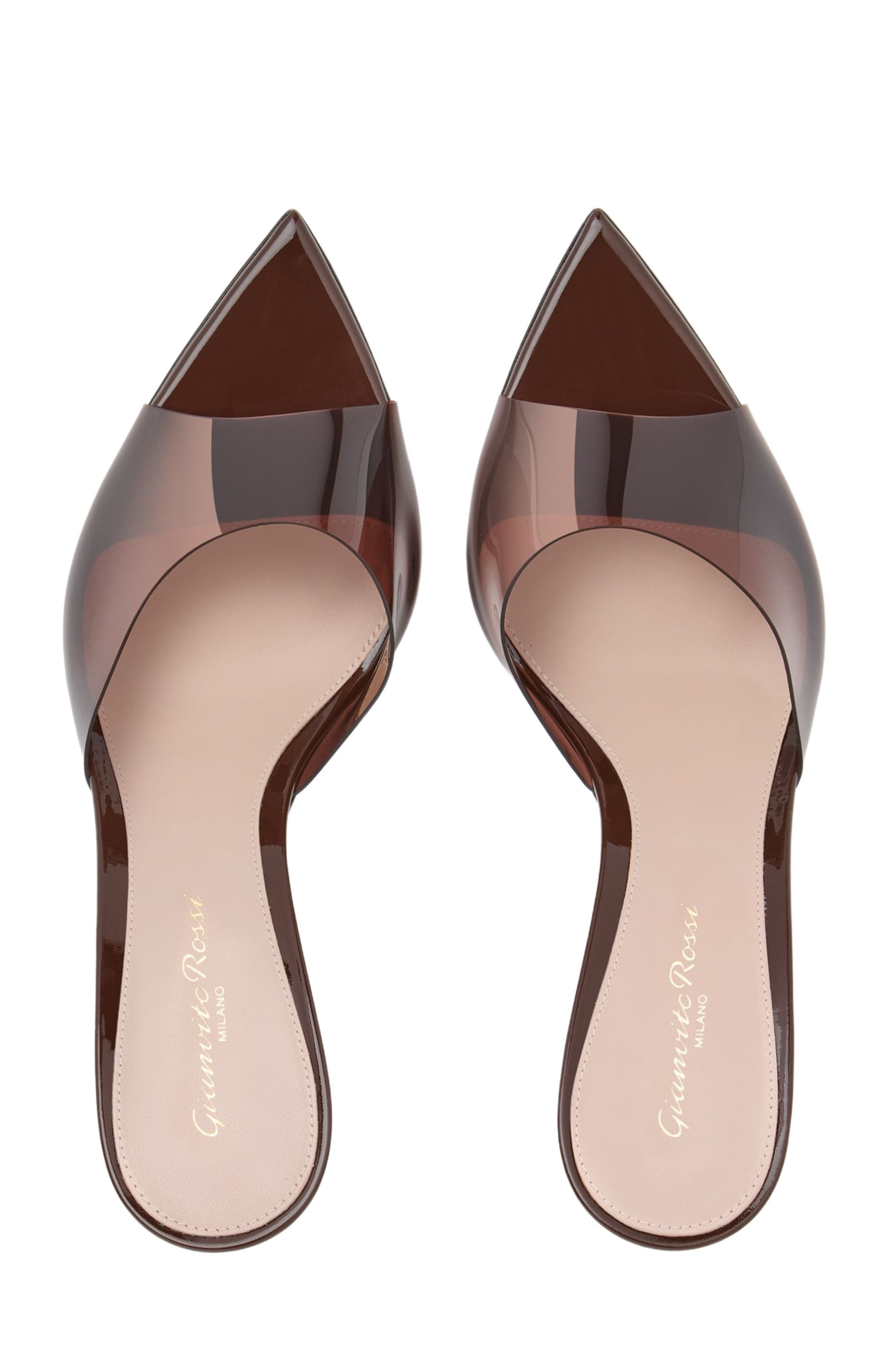 Elle 85 Mules, Alternate, color, BROWN