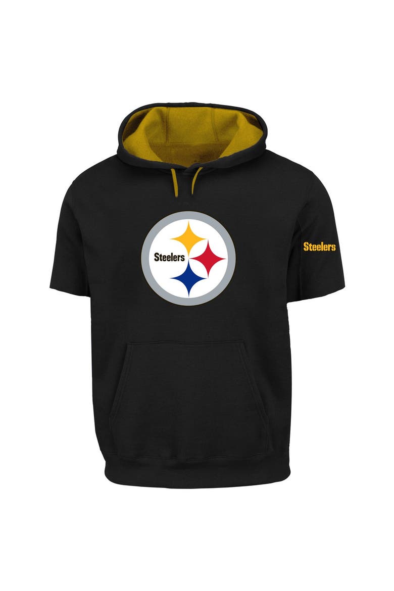 Men's Profile Black Pittsburgh Steelers Big & Tall Fleece Pullover Hoodie, Main, color, Black