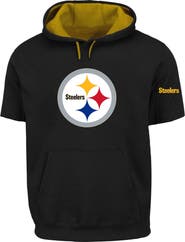 FANATICS Men's Profile Black Pittsburgh Steelers Big & Tall Fleece Pullover Hoodie