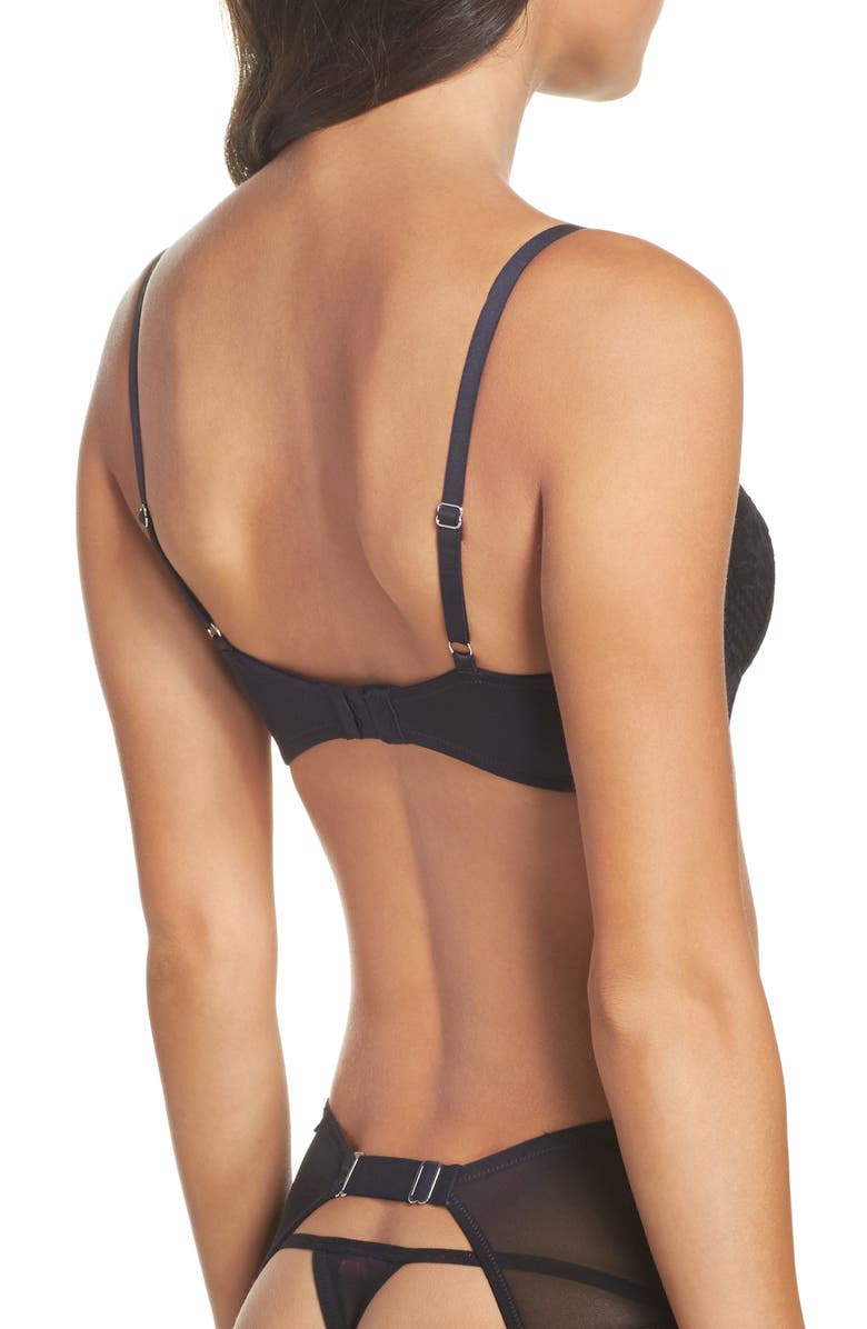 Betsey Johnson Perfectly Sexy Underwire Balconette Bra, Alternate, color, 