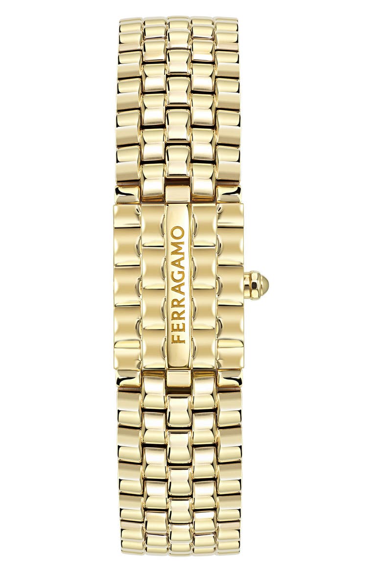 Secret Red Sandstone Bracelet Watch, 18.5mm x 30mm, Main, color, IP YELLOW GOLD