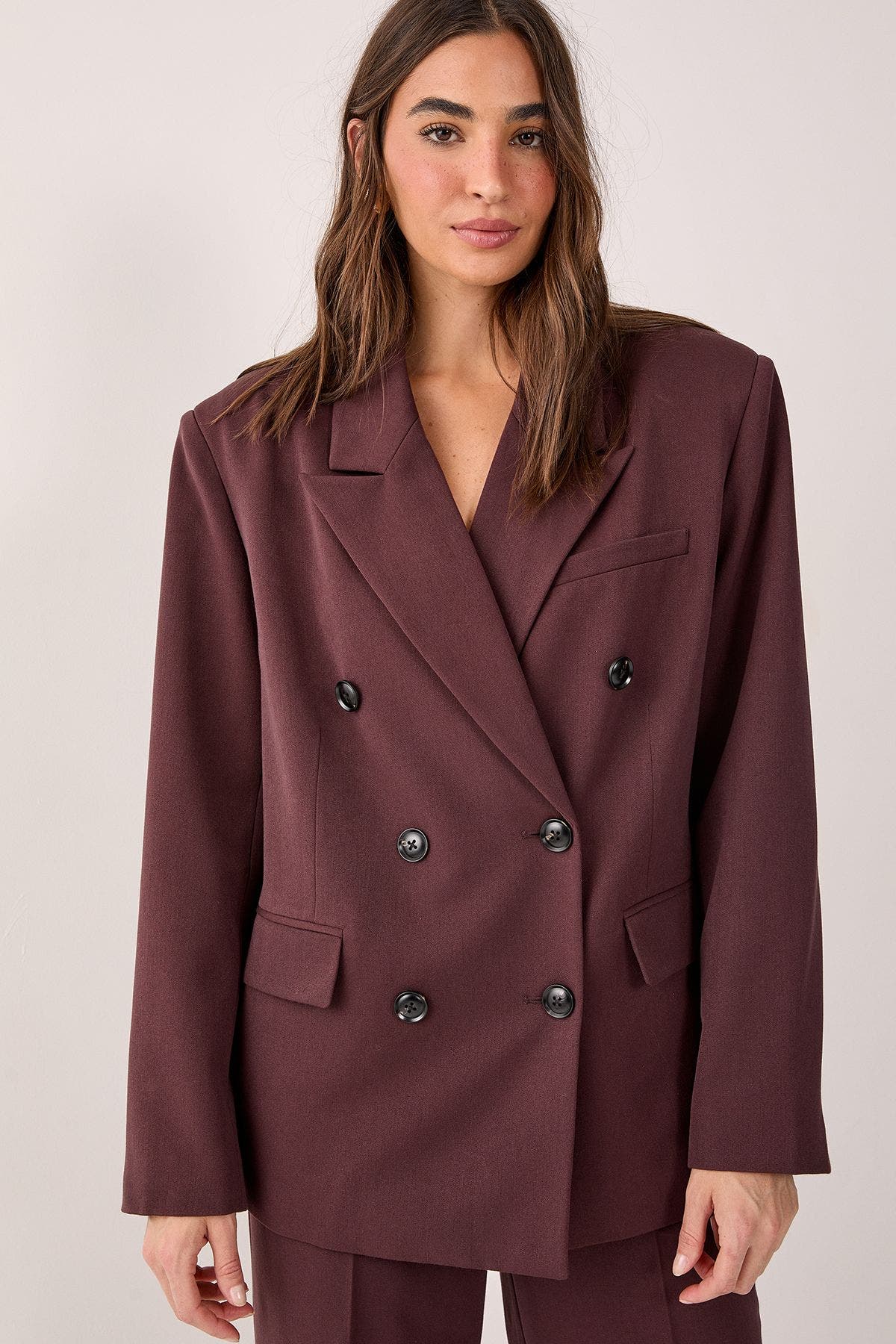 Double Breasted Oversized Blazer