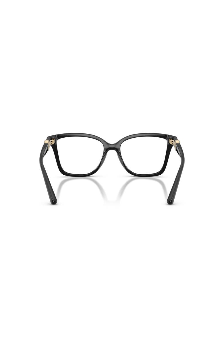 Michael Kors 54mm Square optical glasses, Alternate, color, Black