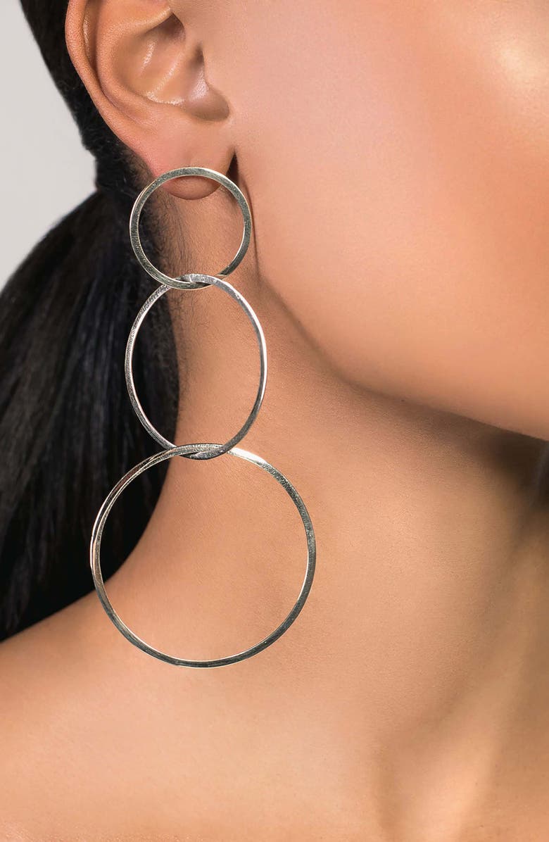 LANA Circle Hoop Drop Earrings, Alternate, color,