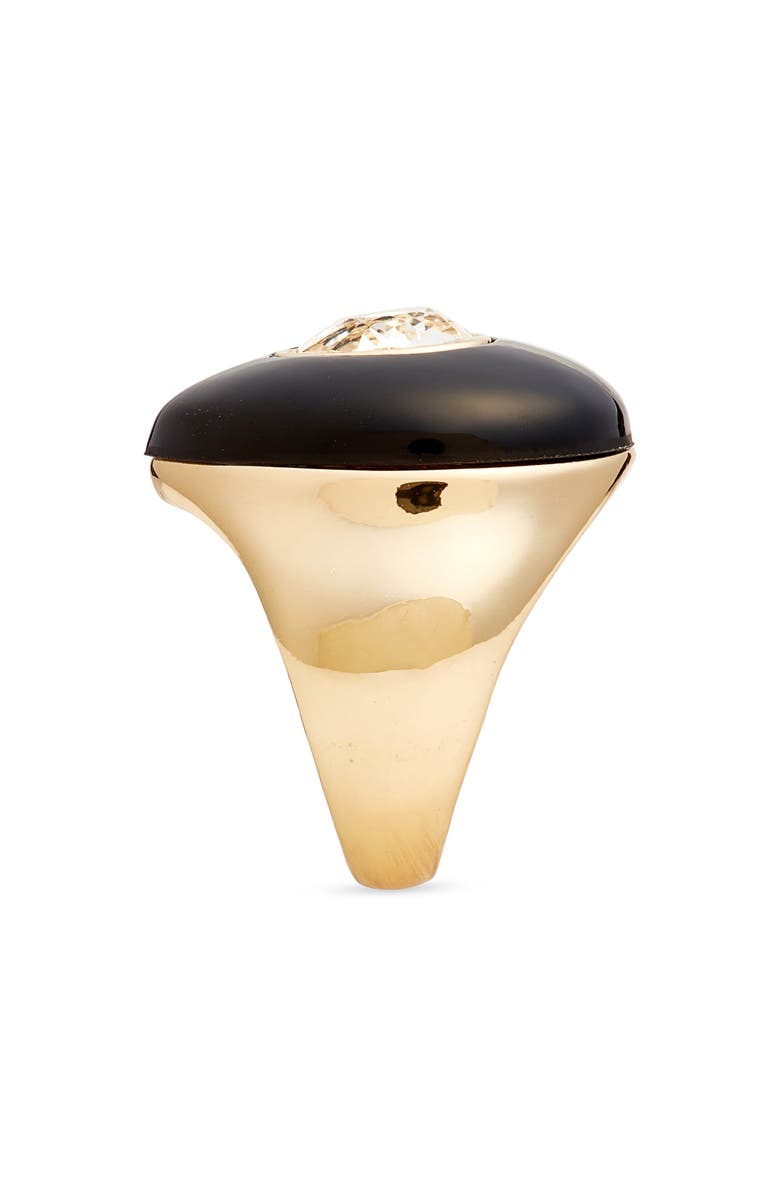 Nordstrom Crystal & Resin Pear Cocktail Ring, Alternate, color, 