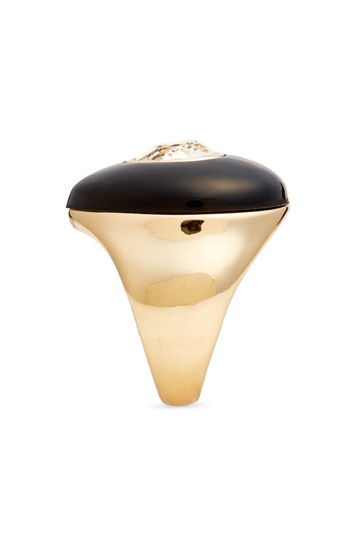 Nordstrom Crystal & Resin Pear Cocktail Ring