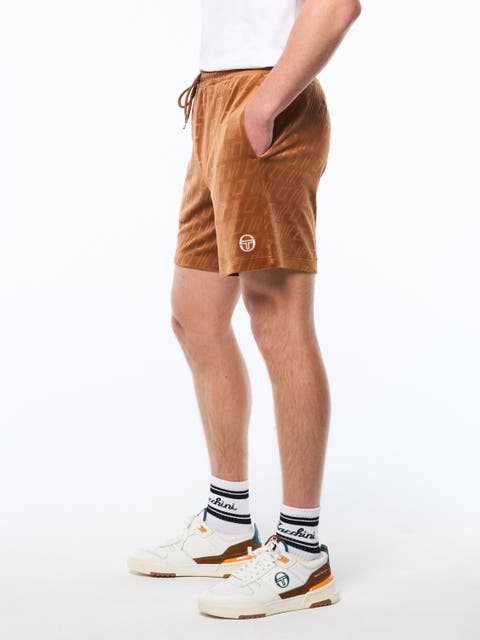 Bandiera Debossed Velour Short