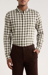 Nordstrom Flannel Button-Up Shirt