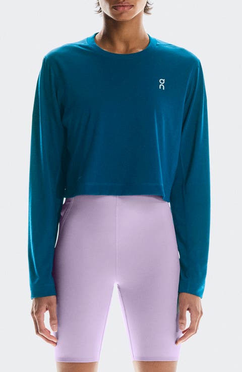 Long Sleeve Crop Training Top