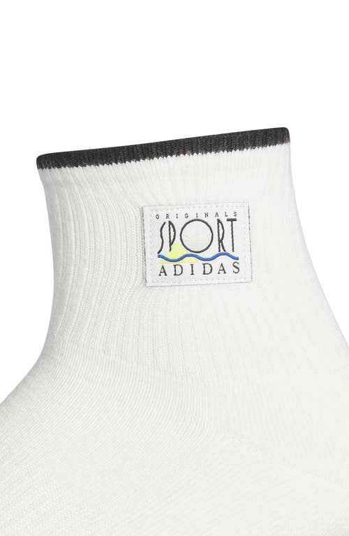 Adidas Originals Adidas Sports Club Assorted 3-pack Quarter Socks In Cloud White/shadow Navy/blue