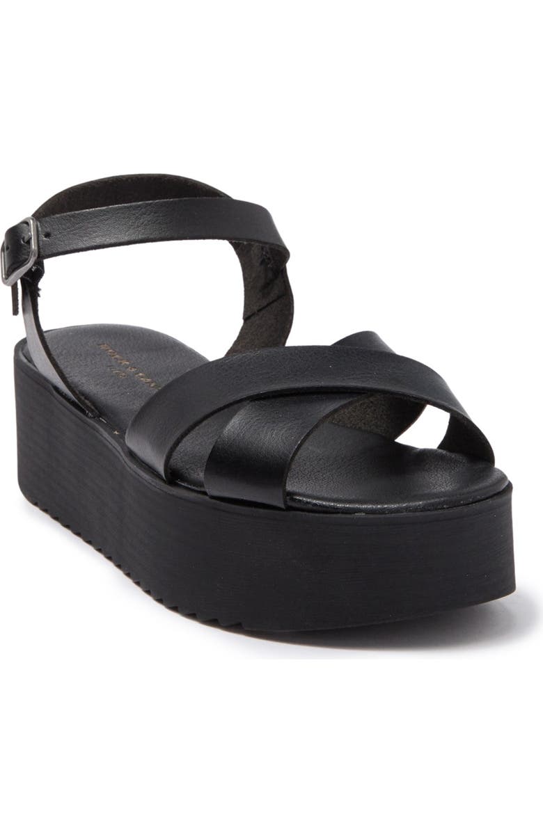 ROCK AND CANDY Timberly Cross Strap Platform Sandal, Main, color,