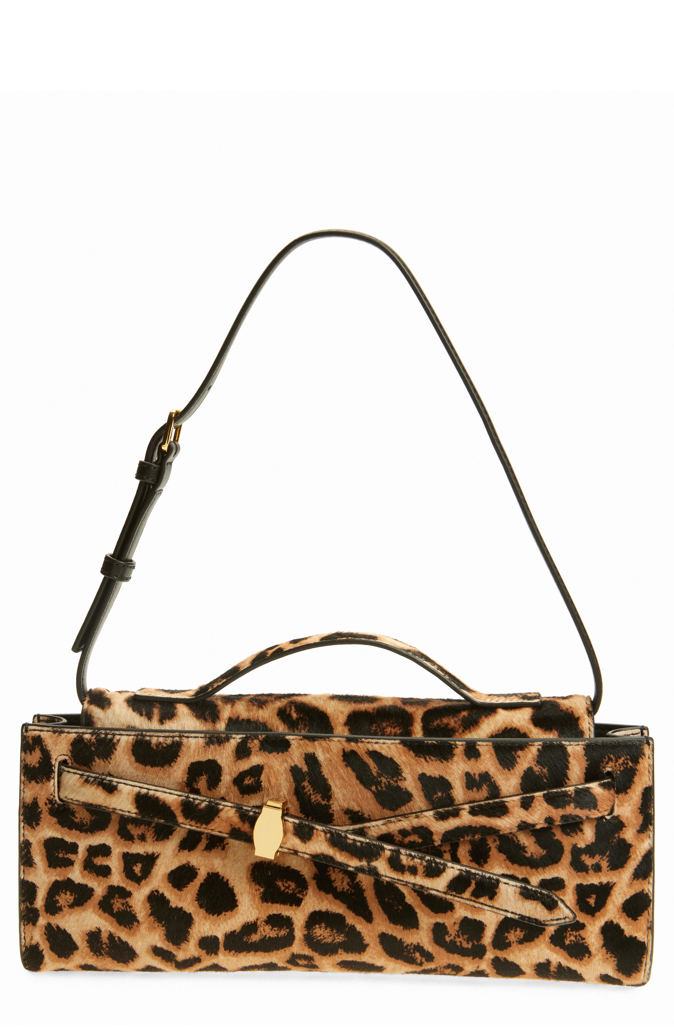 Veronica Beard Dash Genuine Calf Hair Shoulder Bag, Main, color, Dark Acorn Multi