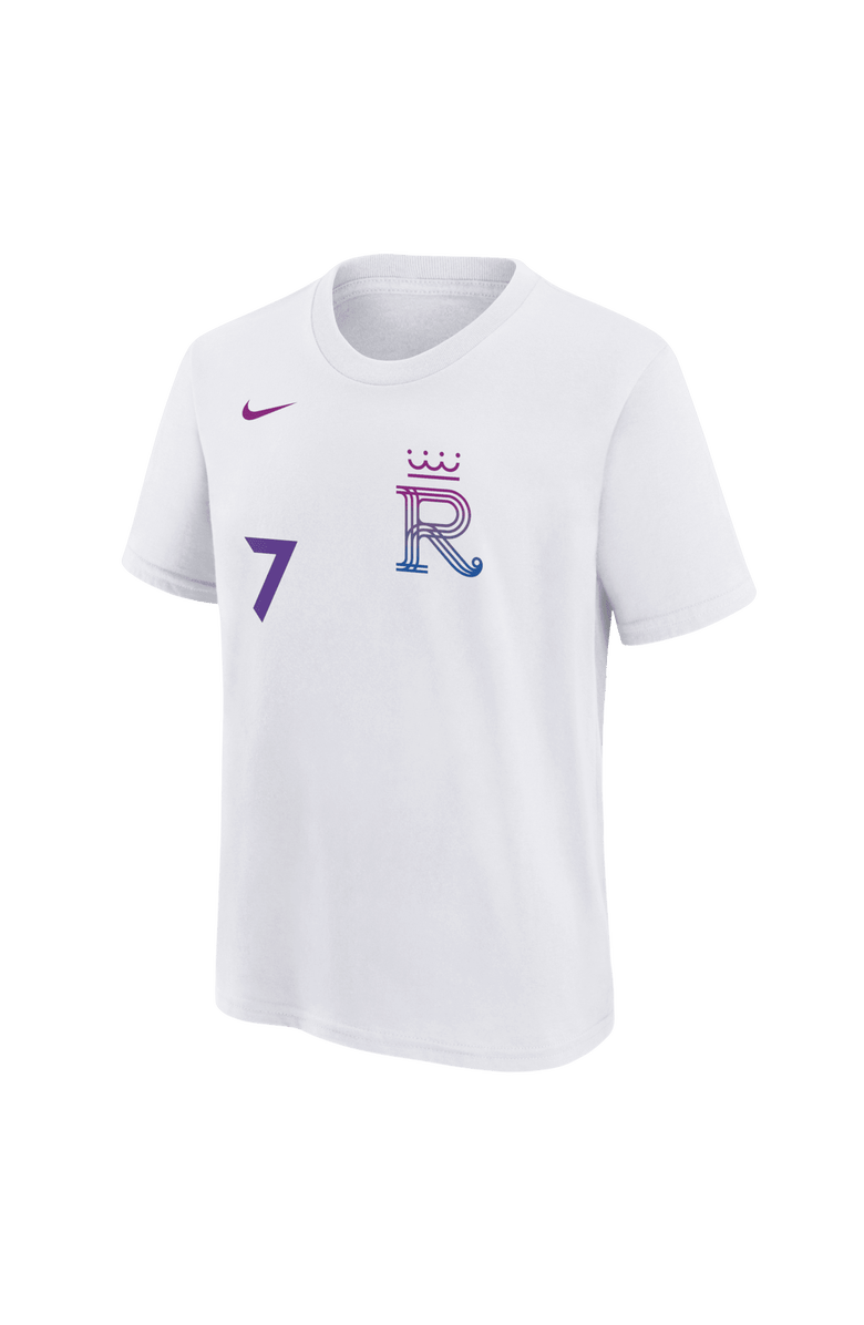 Nike Youth Nike Bobby Witt Jr. White Kansas City Royals 2026 City Connect Name & Number T-Shirt, Alternate, color, White