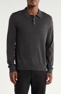 14th & Union Long Sleeve Polo Sweater
