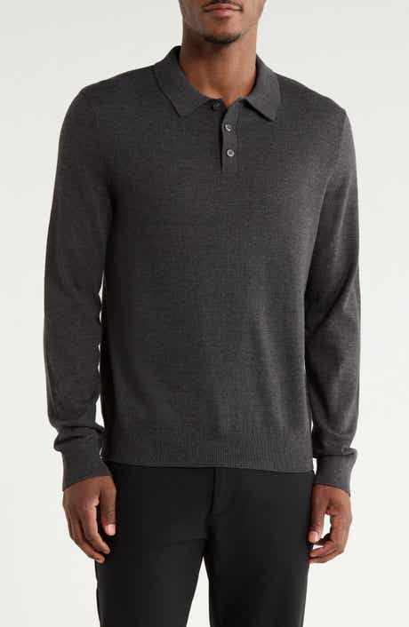 Long Sleeve Polo Sweater