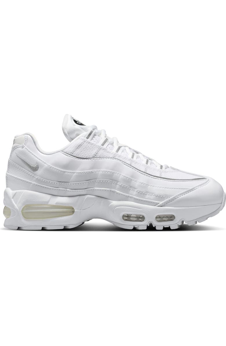 Nike Air Max 95 Big Bubble Sneaker, Alternate, color, White/ Silver/ Black