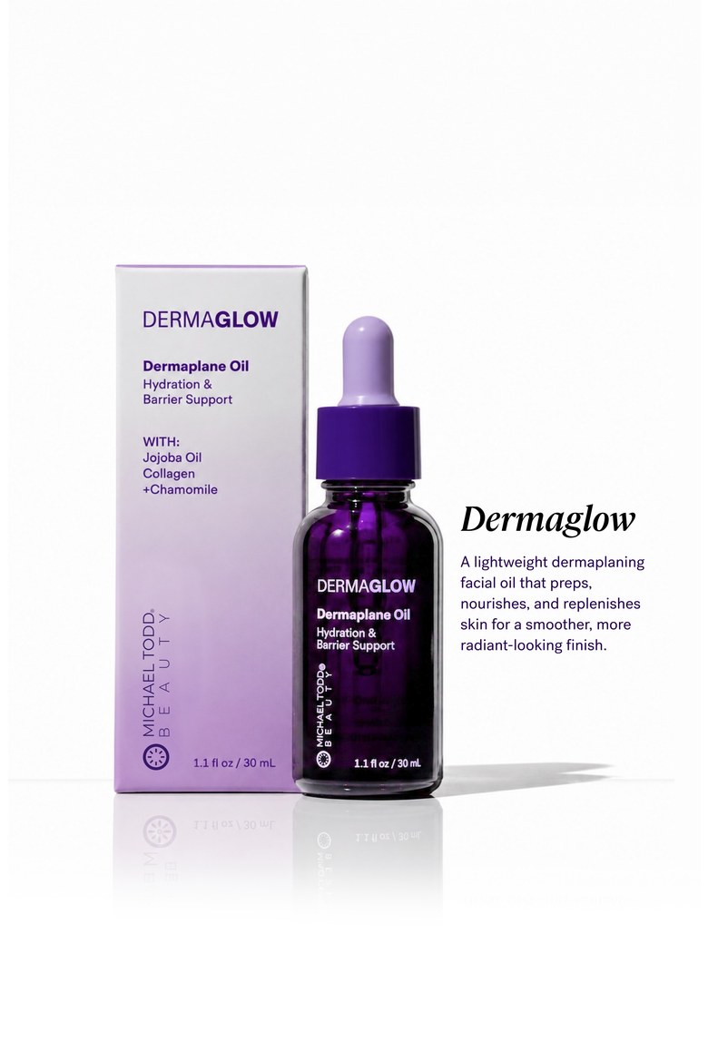 DermaGlow Dermaplane Oil, Alternate, color, Shade between blue and red.