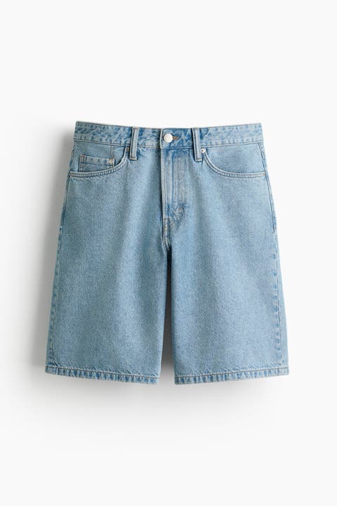 Relaxed Fit Denim Shorts
