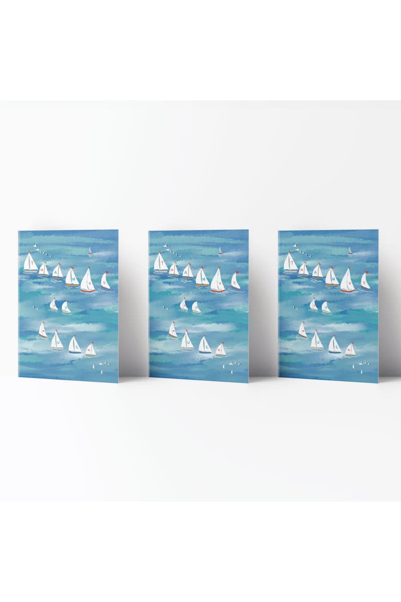 Thank You Greeting Card Pack Sets (3 ct) Regatta Thanks So Much, Main, color, Multi-Pack