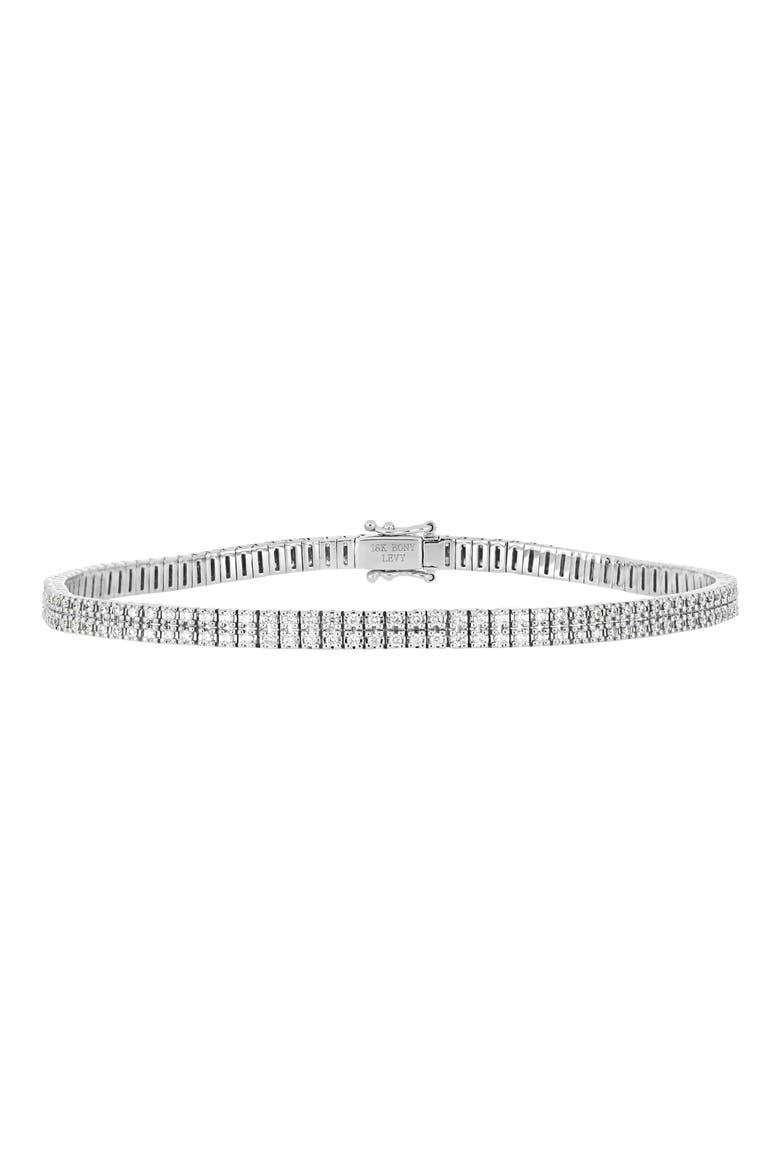 Diamond Tennis Bracelet (Nordstrom Exclusive), Main, color, 18K WHITE GOLD