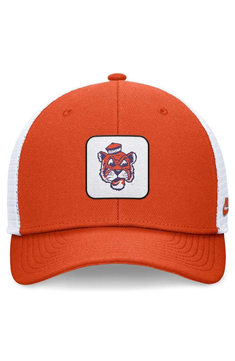 Nike Men's Nike Orange/White Clemson Tigers Legacy Rise Mascot Trucker Adjustable Hat, Alternate, color, Orange