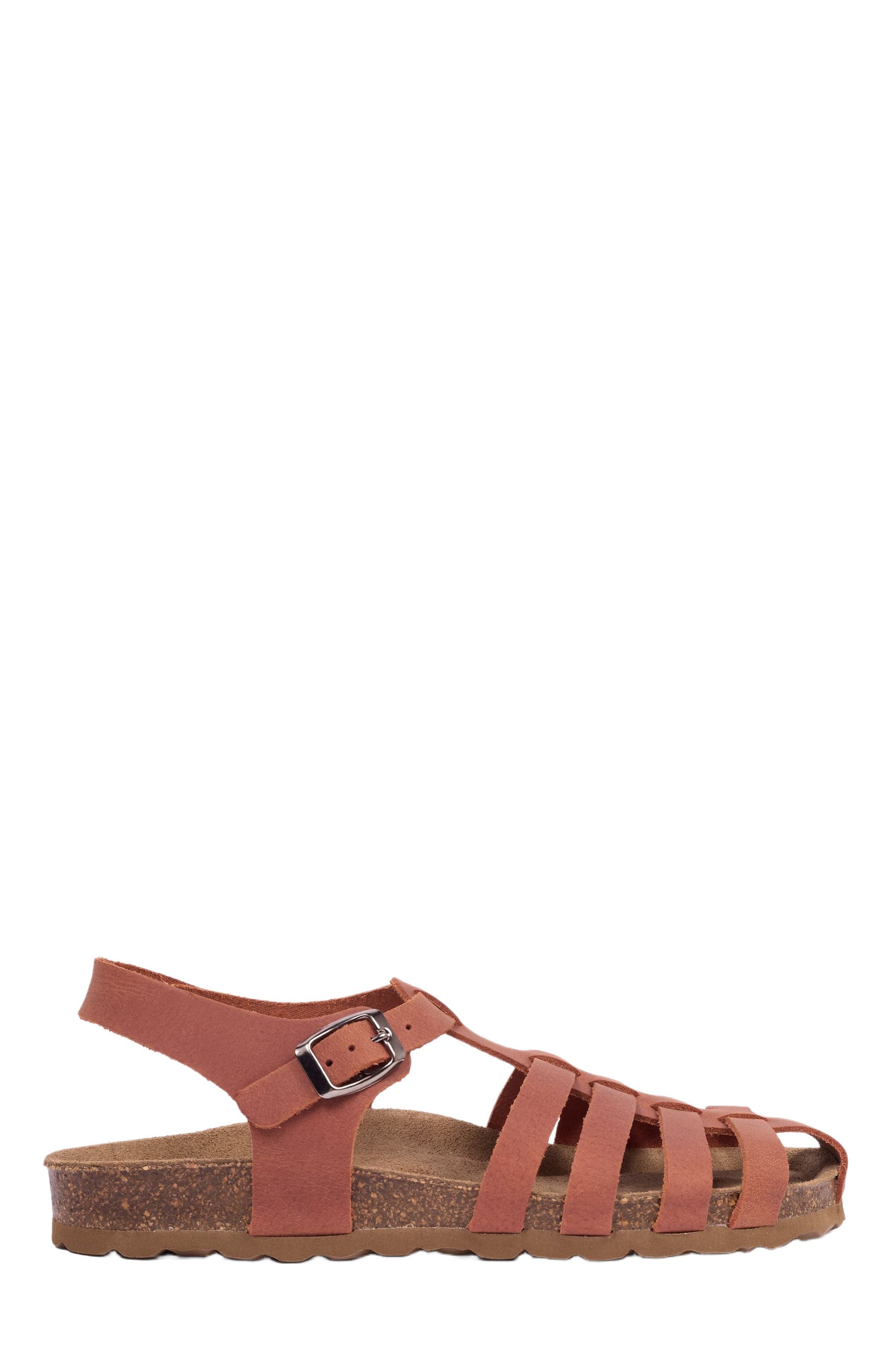 Celtic & Co. Fisherman'S Sandal, Alternate, color, Cognac