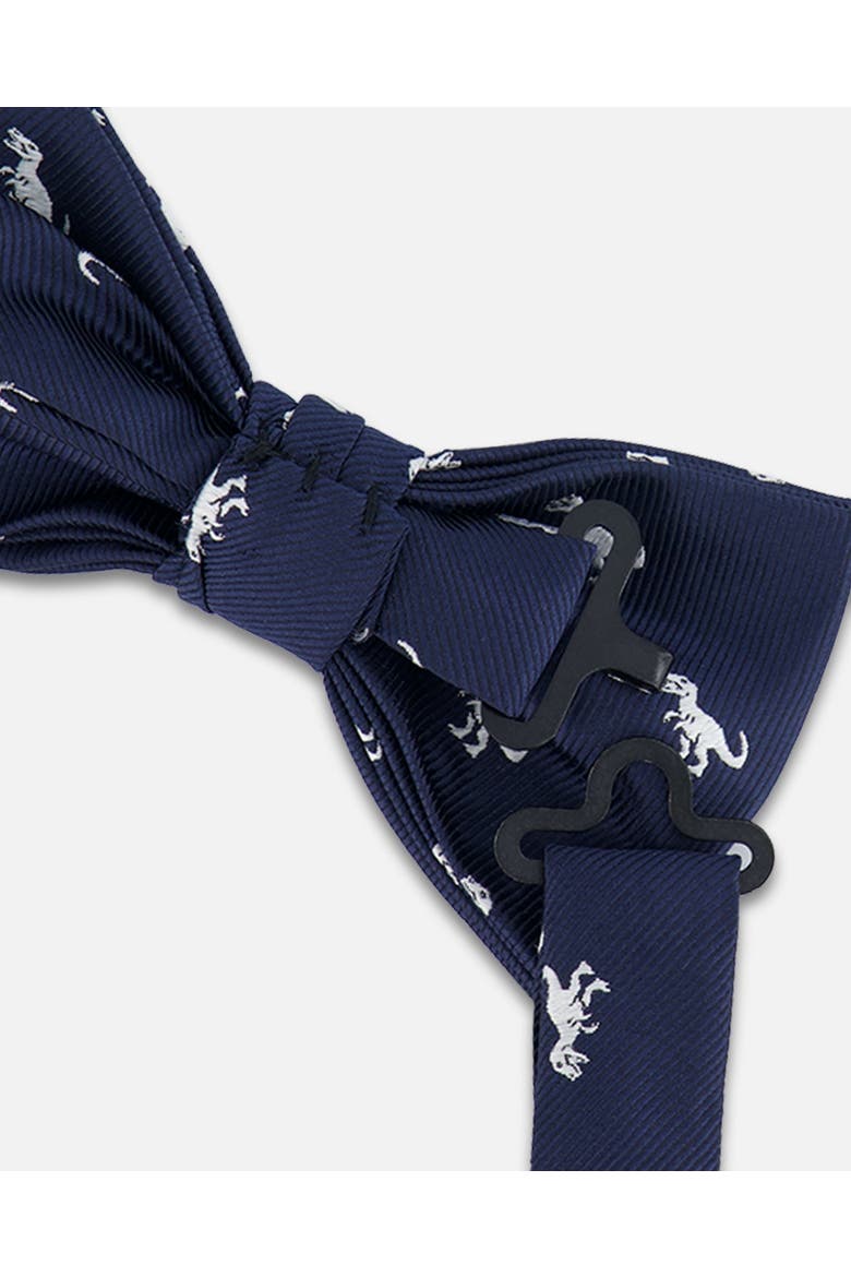Dino Bow Tie, Alternate, color, Blue Dino Print