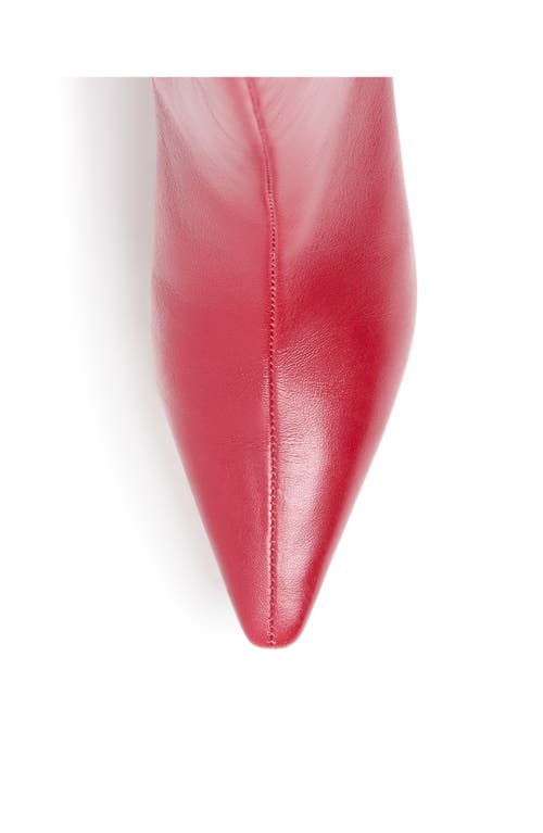 Cinq À Sept Casey Embroidered Heart Tall Boot In Burgundy