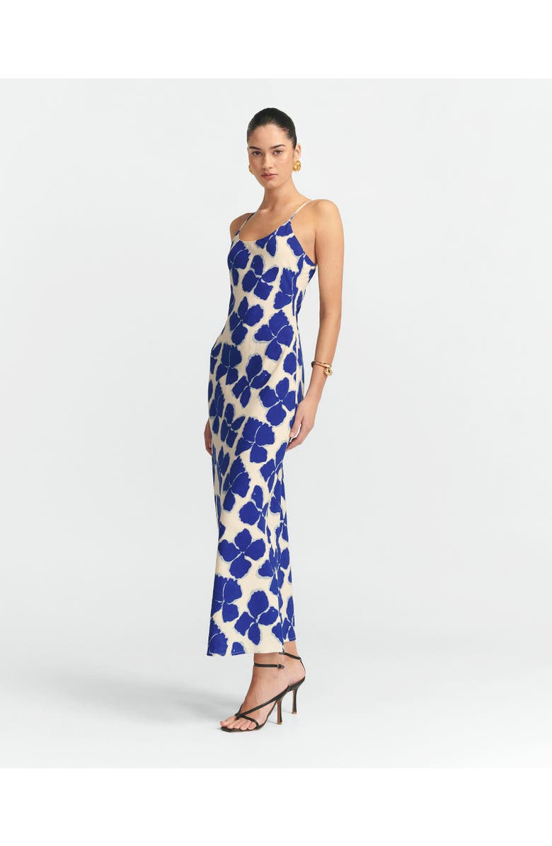 ST MRLO Gemma Slip Dress, Alternate, color, Blue Wildflower