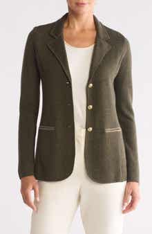 Bruno Magli Merino Wool Blazer