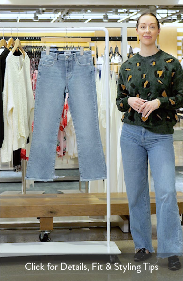 Mason Mid Rise Crop Bootcut Jeans, sales video thumbnail