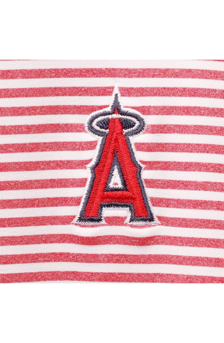 vineyard vines Men's Vineyard Vines Red Los Angeles Angels Heathered Winstead Sankaty Polo, Alternate, color, 