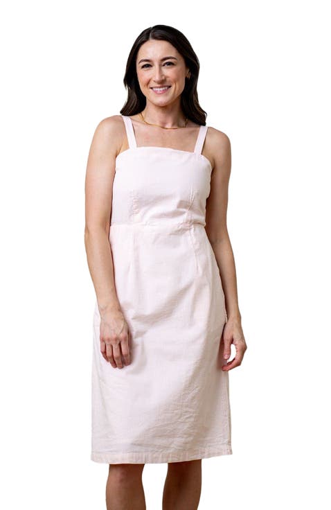 Women's Organic Seersucker Sheath Dress