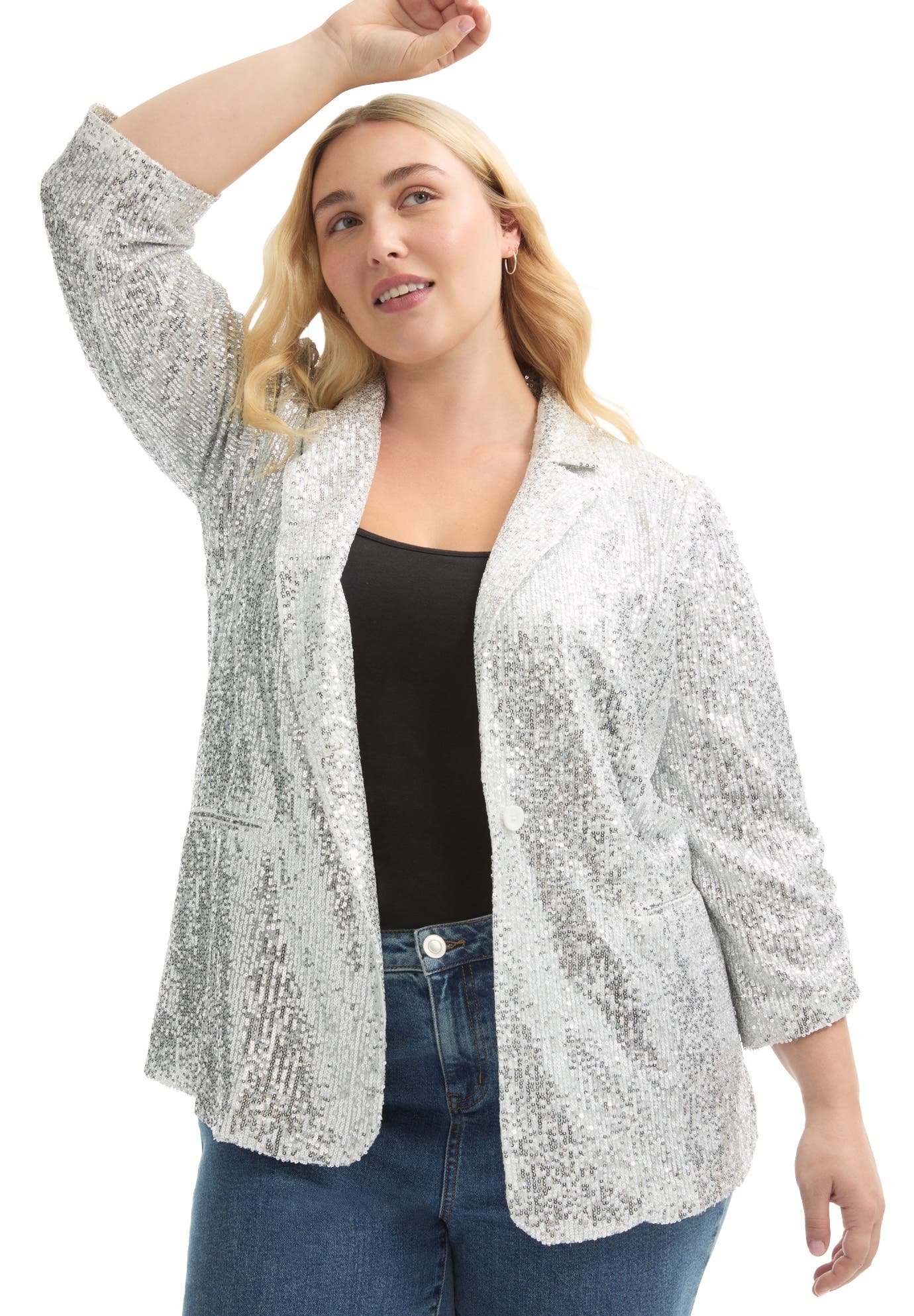 Sequin Blazer